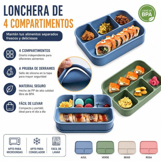 RECIPIENTE ALMUERZO LARGO