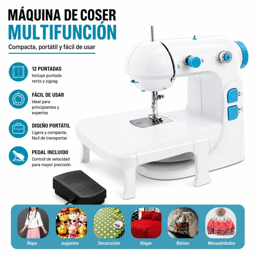 MAQUINA COSER ELECTRONICA C\TABLA