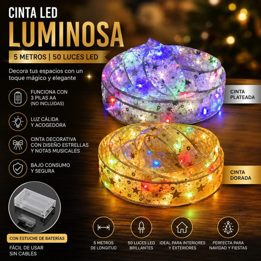 LUZ CINTA 50L 5M COLOR