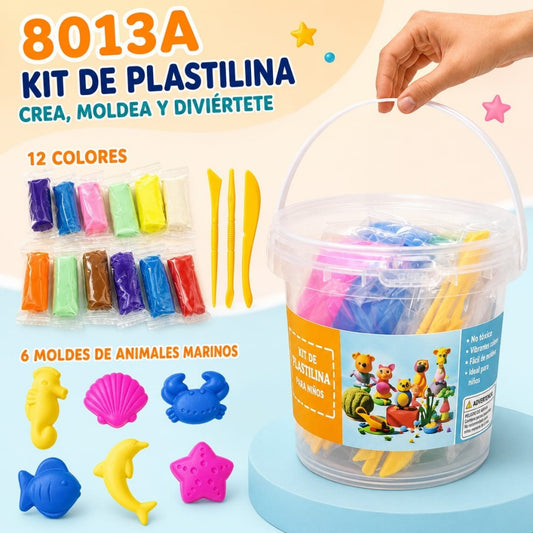 BALDE PLASTILINA 22PCS 8013A