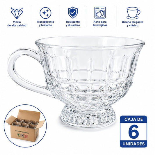 JARRA VIDRIO 6PCS JX-ZB3208