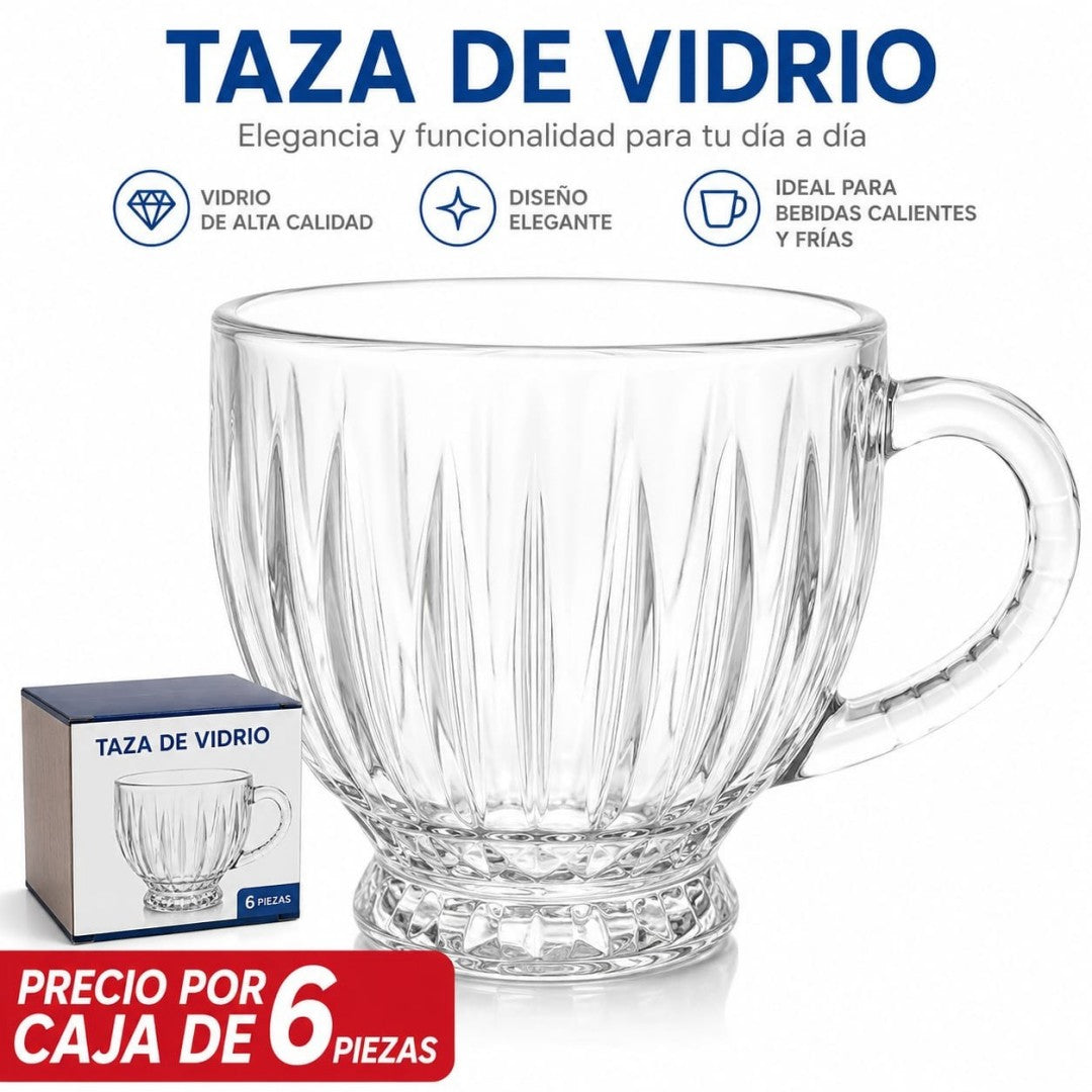 JARRA VIDRIO 6PCS JX-ZB45E
