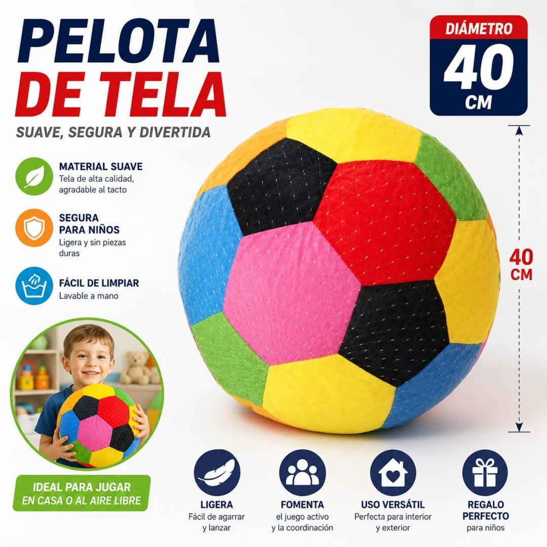 FUTBOL TELA 40CM