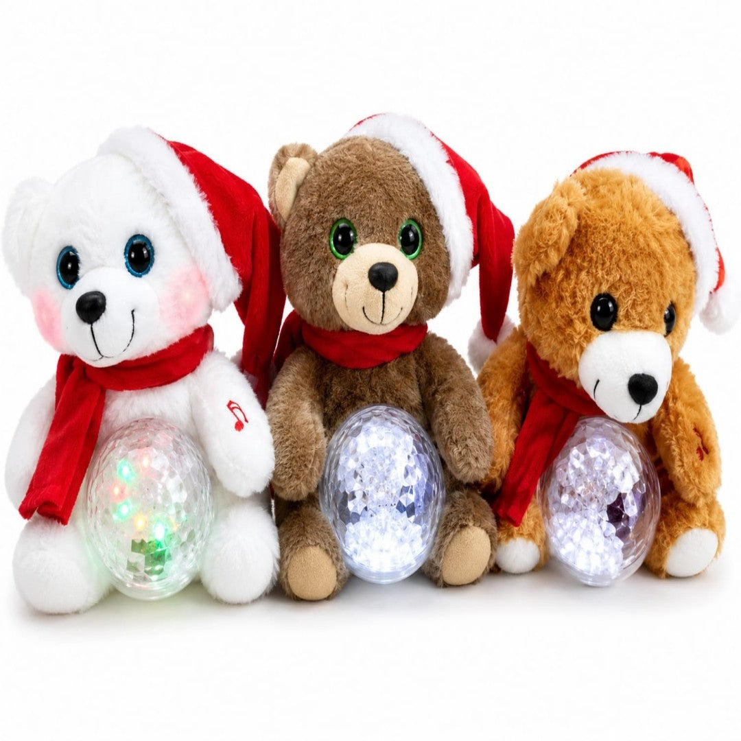 PELUCHE OSO NAVIDAD CON LASER LETRA