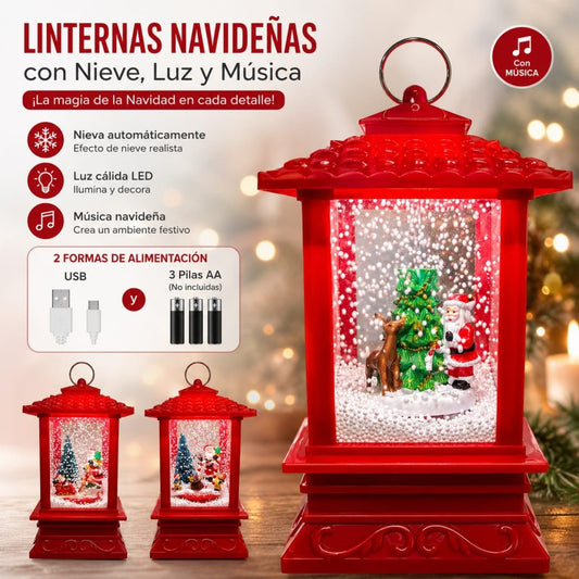 LAMPARA NAVIDENO NIEVE C
