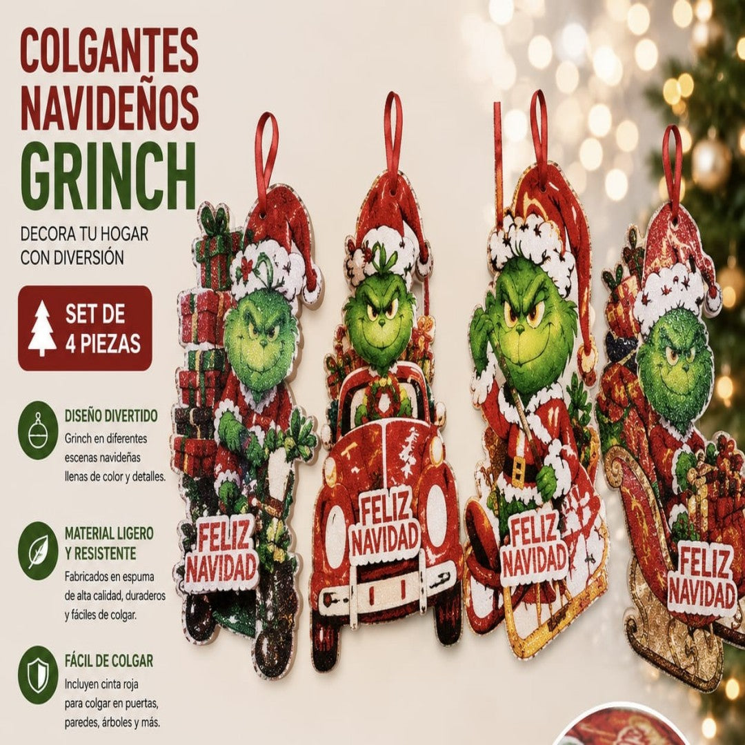 POSTER COLGANTE GRINCH NANIDENO FOAMY