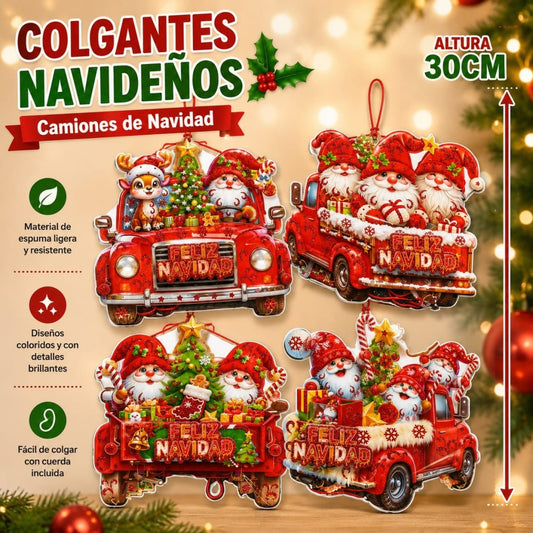 POSTER COLGANTE CARRO NANIDENO FOAMY 30CM