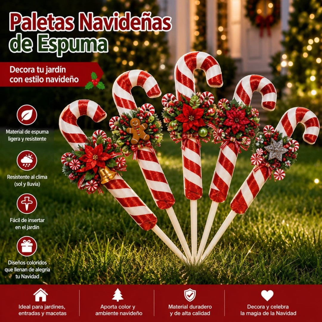 POSTER JARDIN BASTON NANIDENO FOAMY 72CM