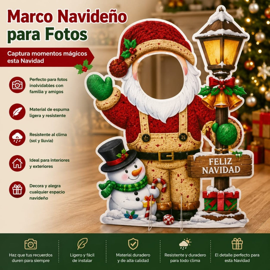 MARCO PARA FOTOS NAVIDENO FOAMY B