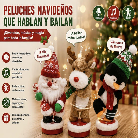PELUCHE NAVIDENO BAILARIN