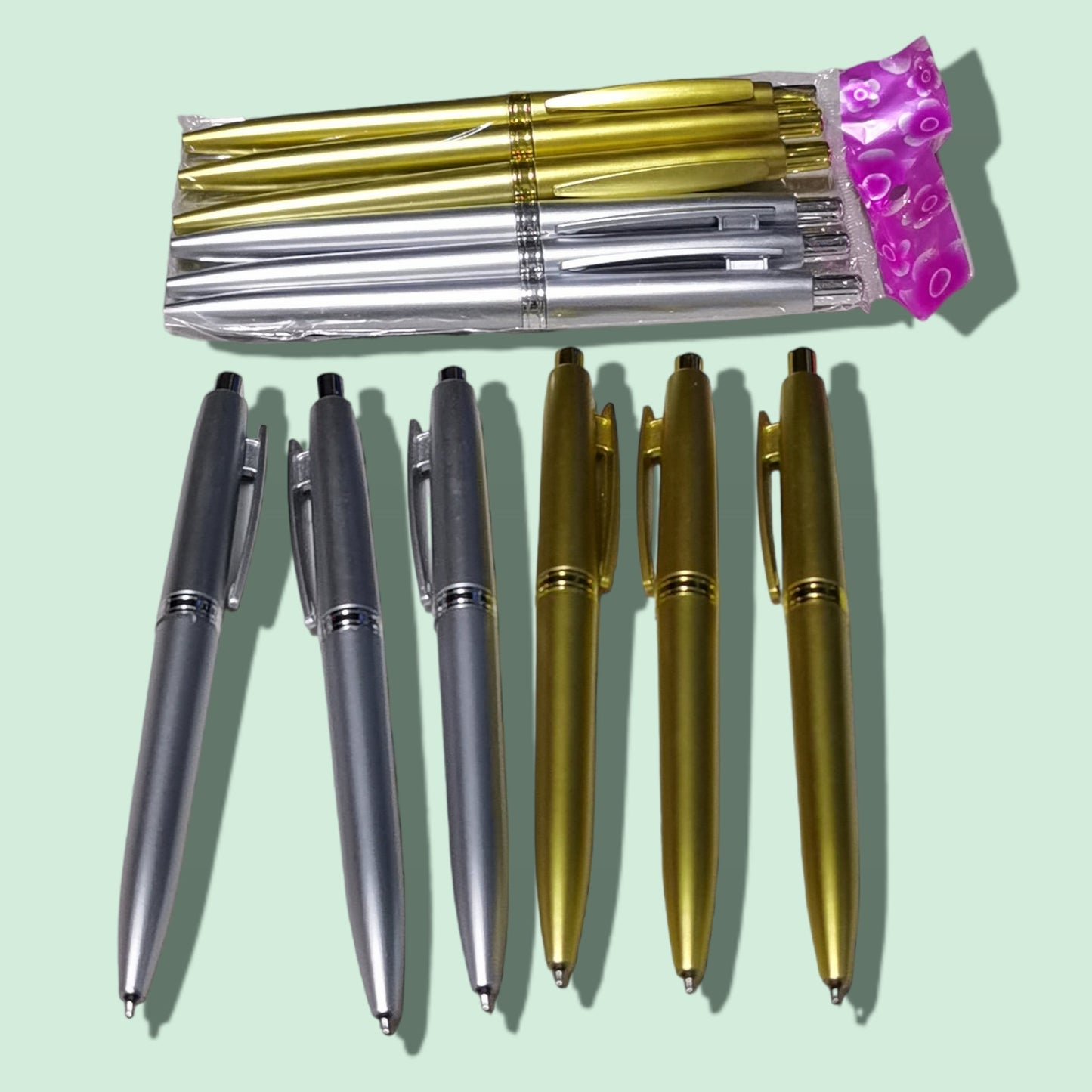 BOLIGRAFO 6PCS BOLSA DORADO