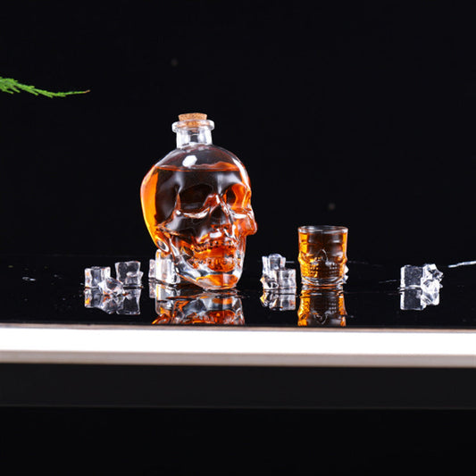 BOTELLA CALAVERA 180ML VIDRIO