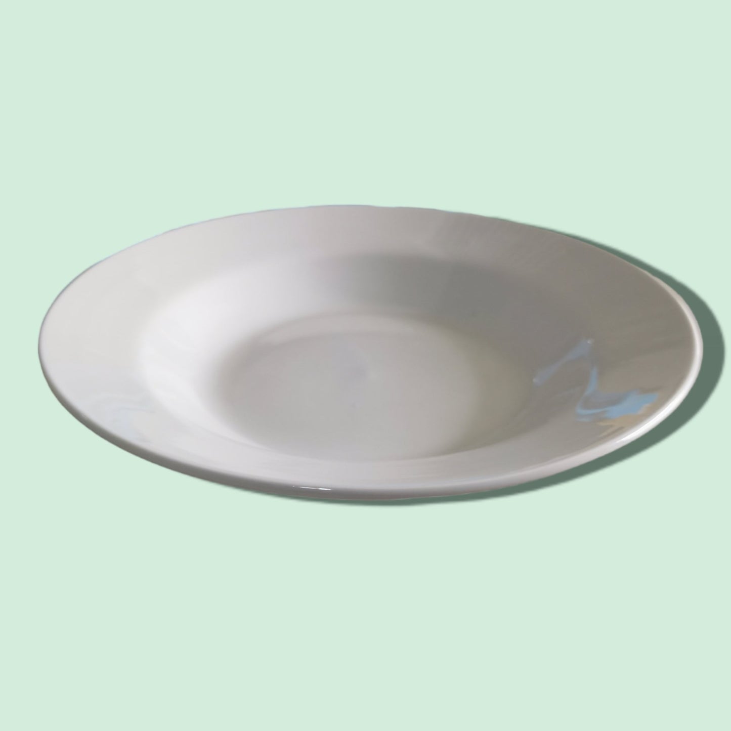 PLATO CERAMICA BLANCA 9PUL