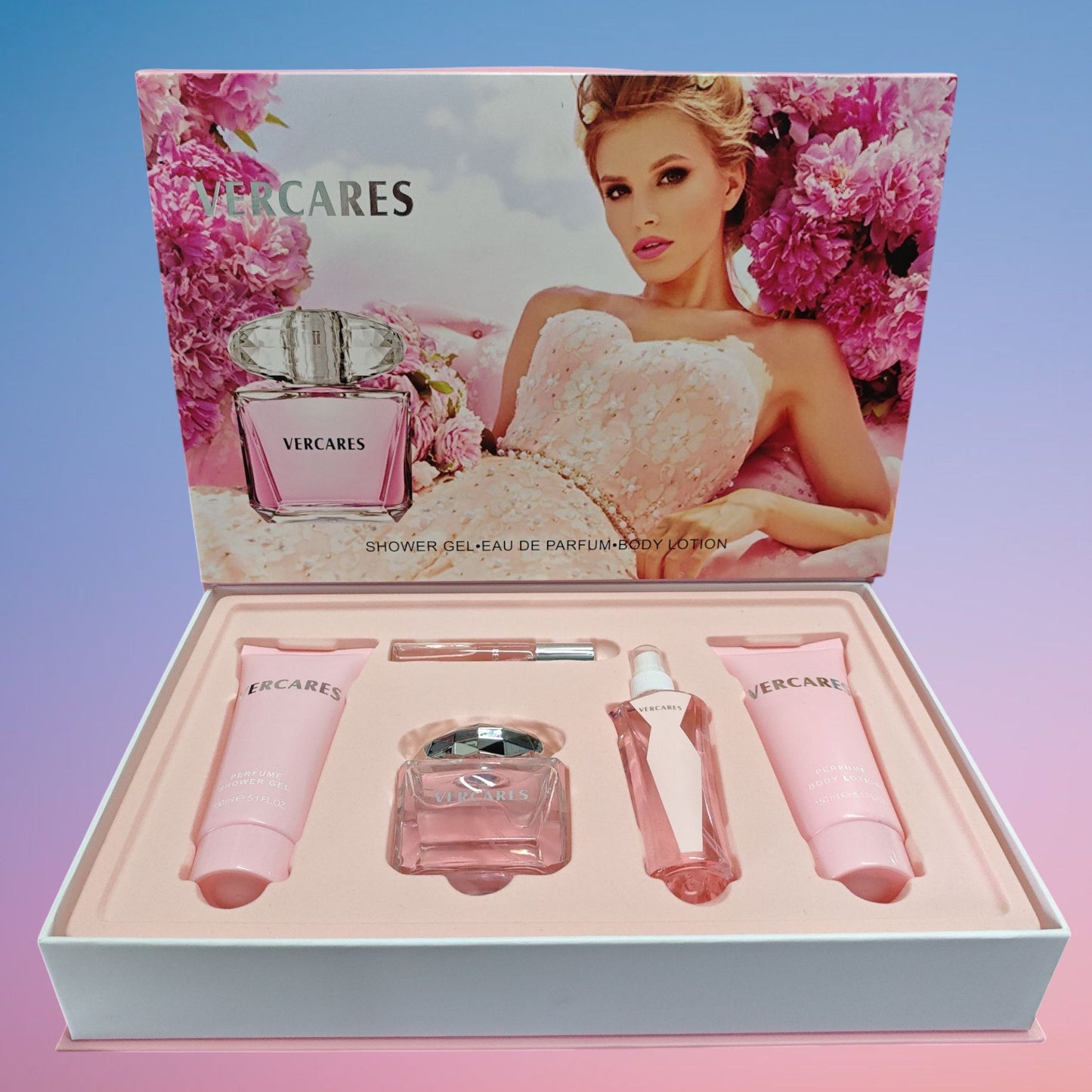 SET BODY Y CREMA MUJER 4PCS B5006 VESCAGA