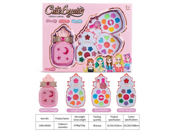 SET MAQUILLAJE JUGUETE 1688-8806D