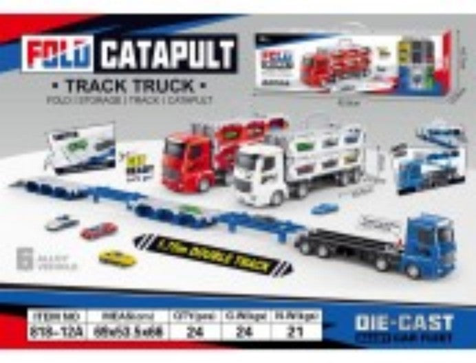 TRAILER CON CARRO METAL 818-12A