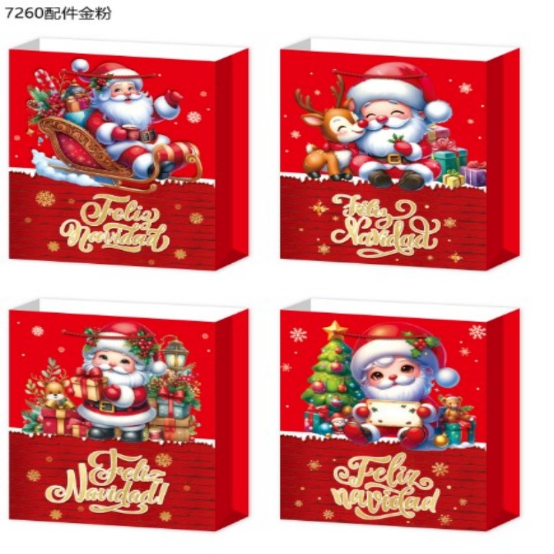 BOLSA REGALO NAVID M 32*26CM 7260