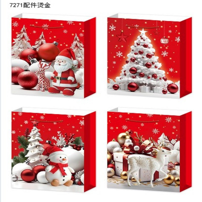 BOLSA REGALO NAVID M 32*26CM 7271