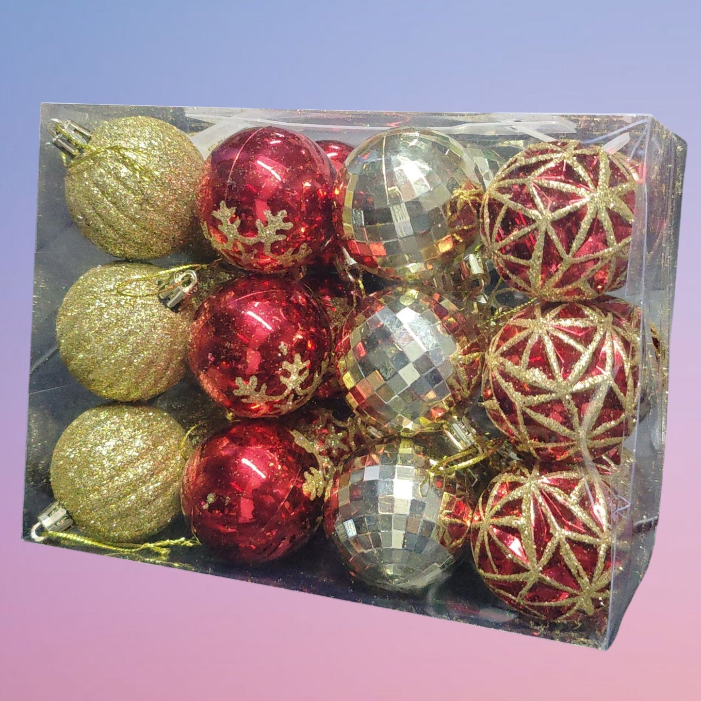 BOLA NAVIDAD 5CM CAJA 24PCS