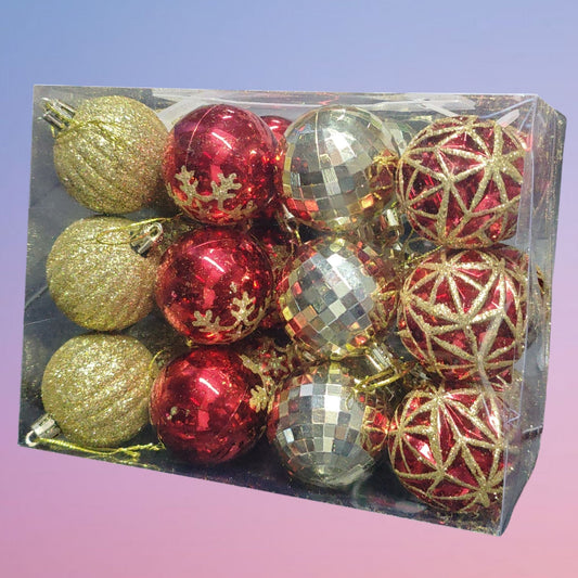 BOLA NAVIDAD 5CM CAJA 24PCS