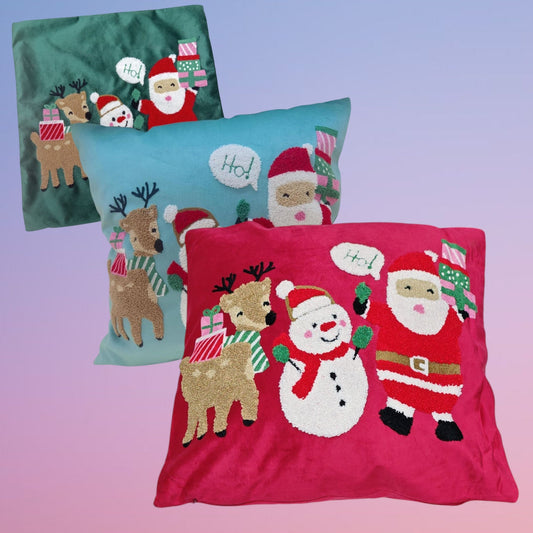 COJIN NAVIDAD 44*44CM TEJIDO