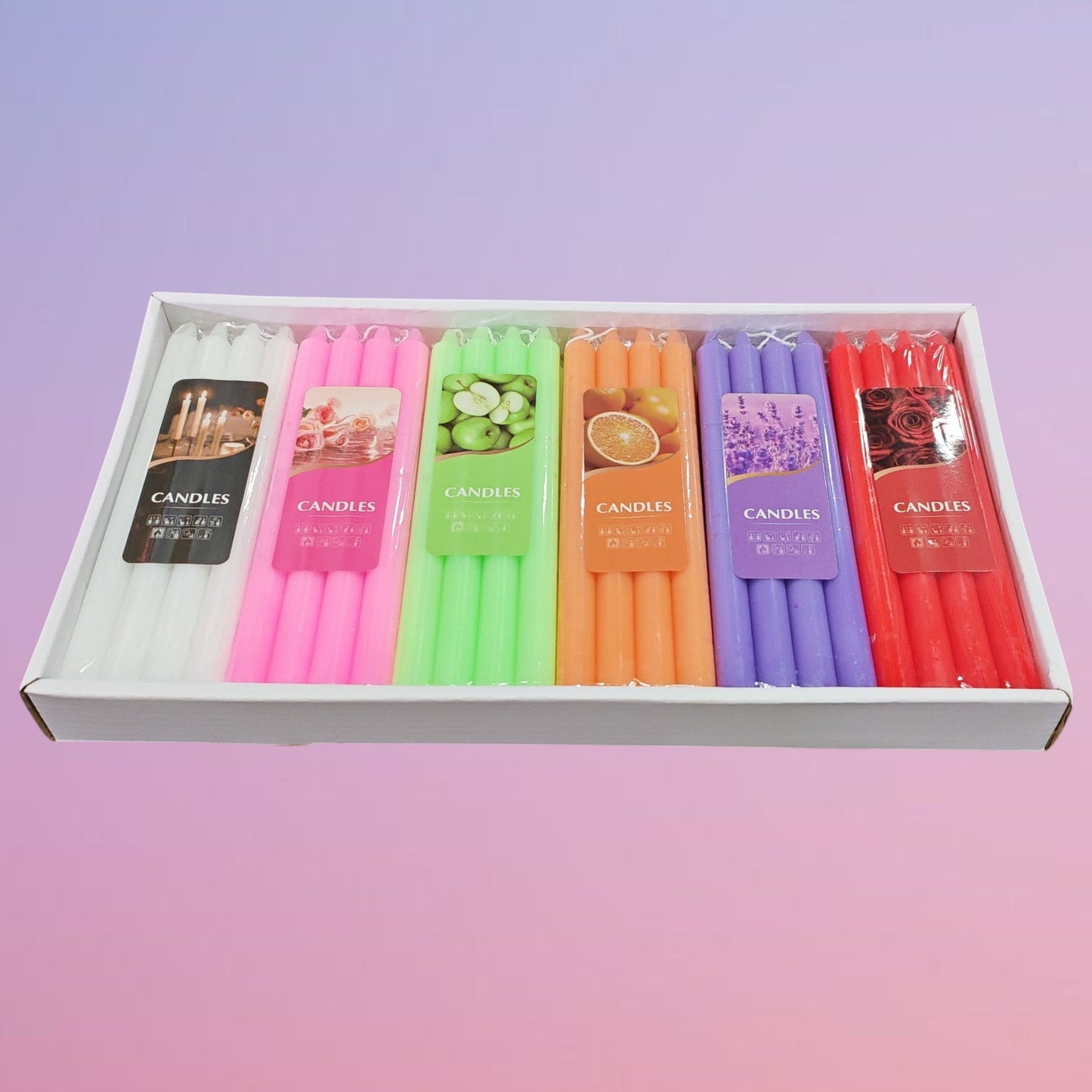 CANDELA LARGA AROMA 4PCS MY1529-4PT