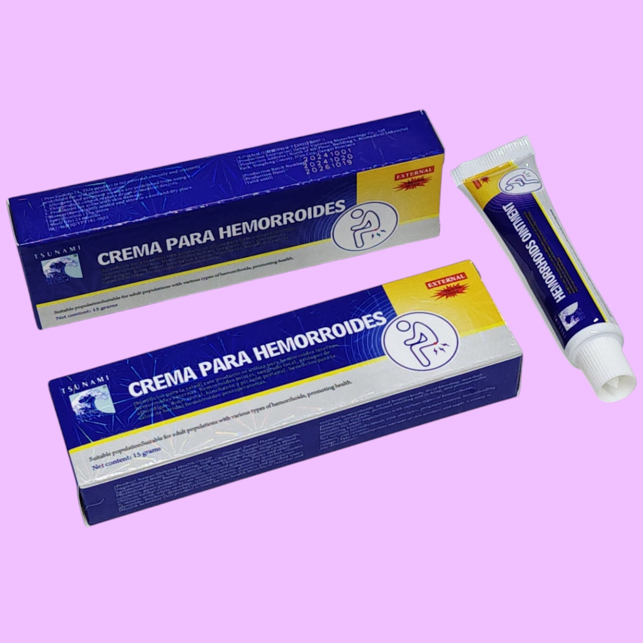 CREMA PARA HEMORROIDES 1627