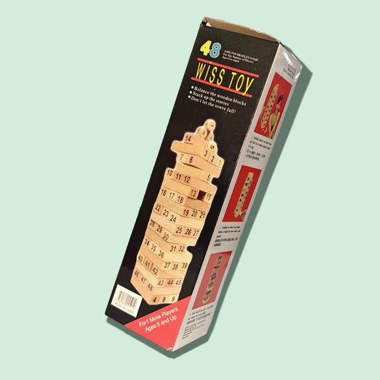 JENGA MADERA BLANCA 54PIEZAS 3220