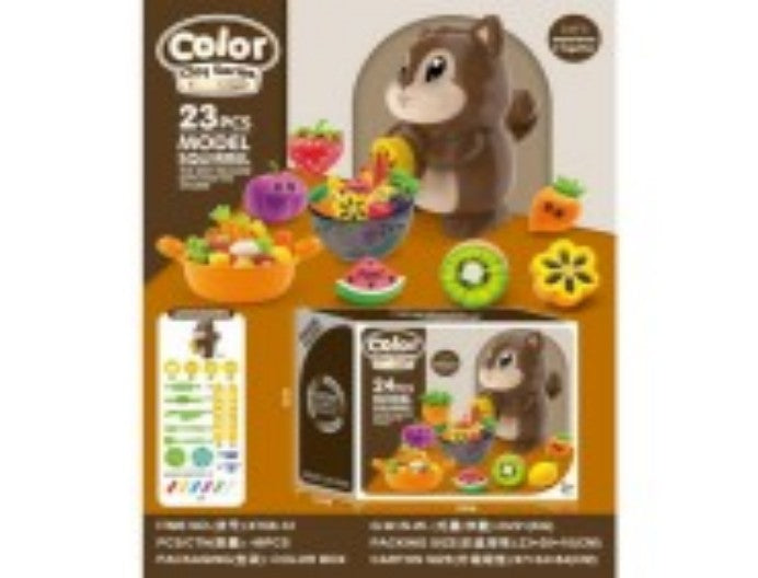 SET PLASTILINA ARDILLA DIY X168-12