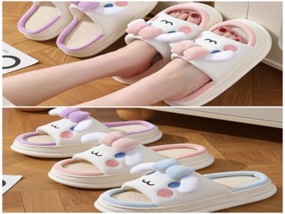 CHANCLETAS TELA PERRO