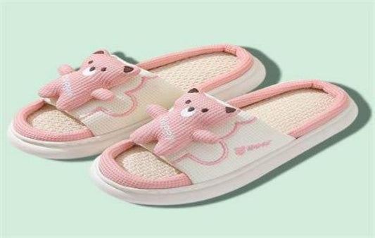 CHANCLETAS NINO TELA OSO 30-35