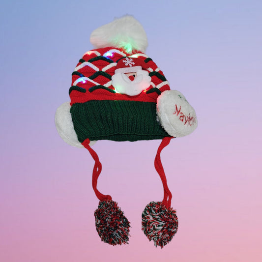 GORRO QIAO NAVIDAD C/LUZ