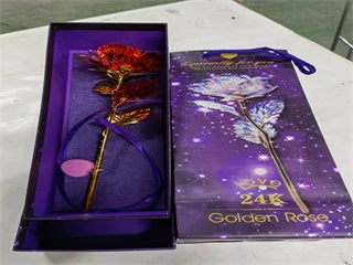 ROSA CON LUCESS CAJA  (OFERTA)