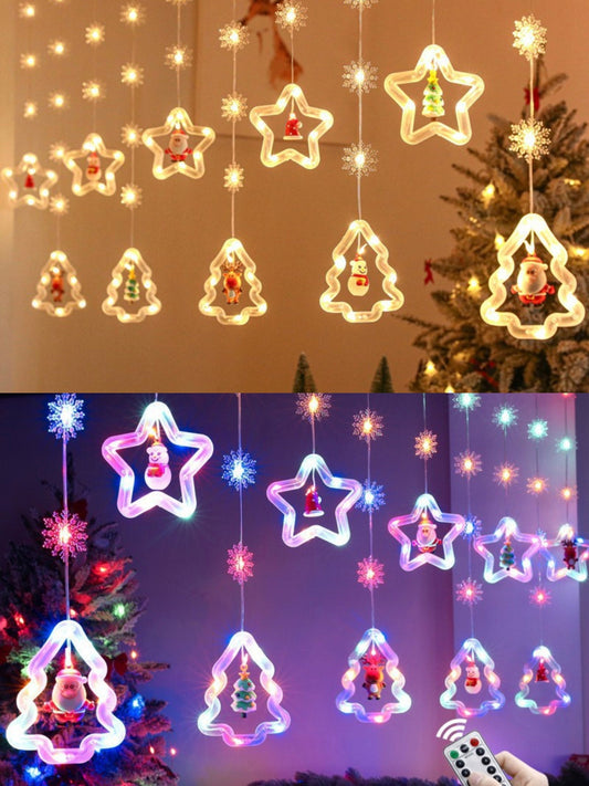 LUZ ARBOL+ESTRELLA 10TIRA