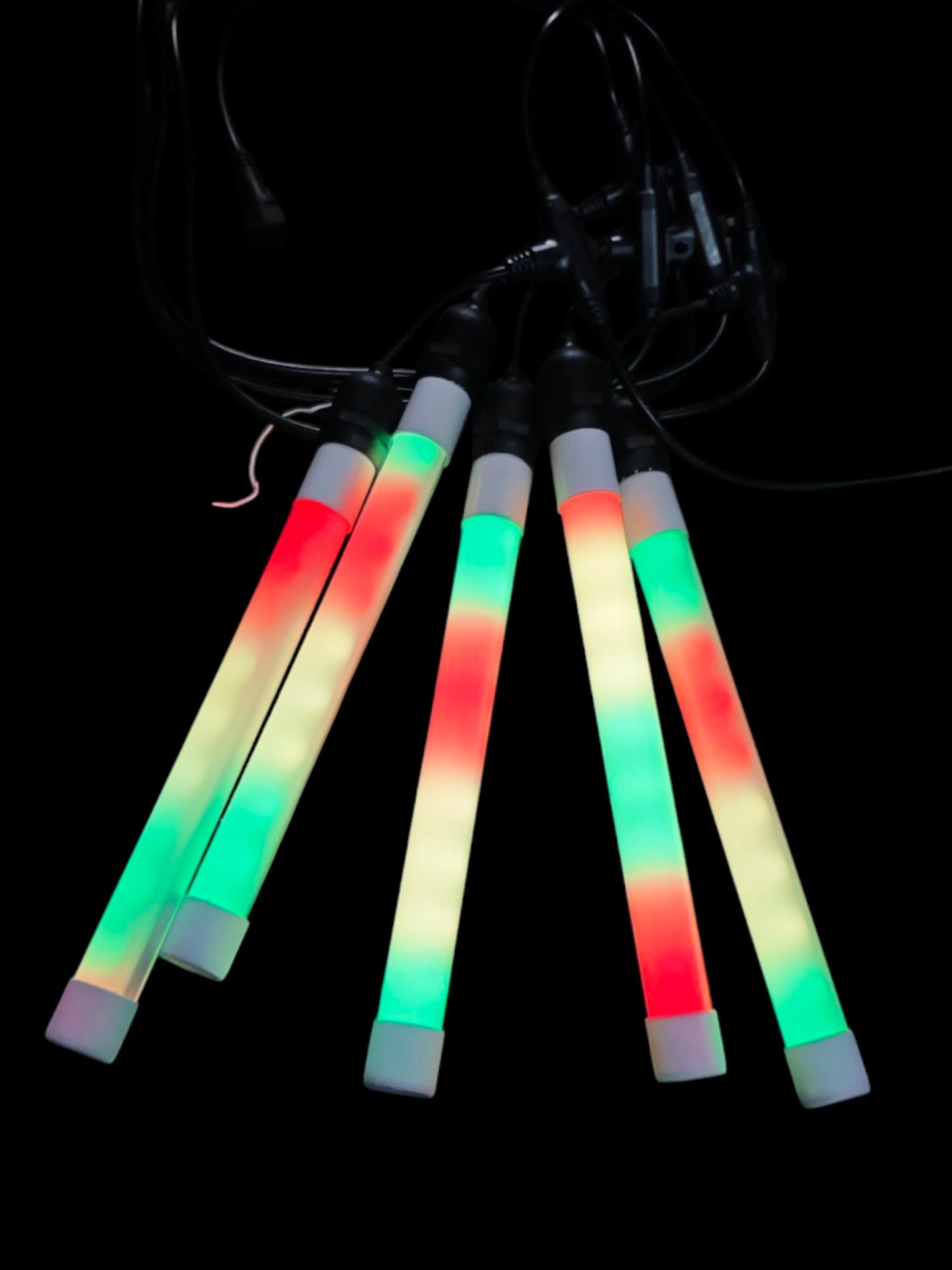 LUZ LLUVIA 5TUBO 30CM COLOR