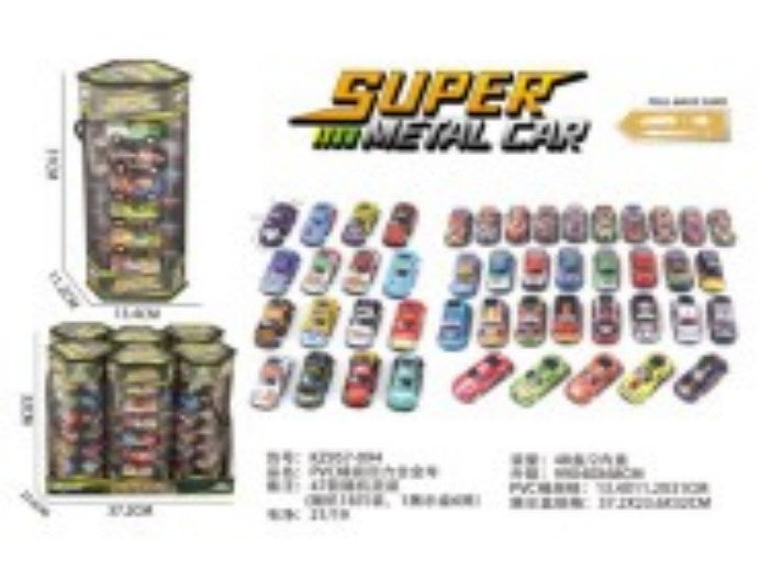 CARRO METAL TUBO 18PCS KZ957-094