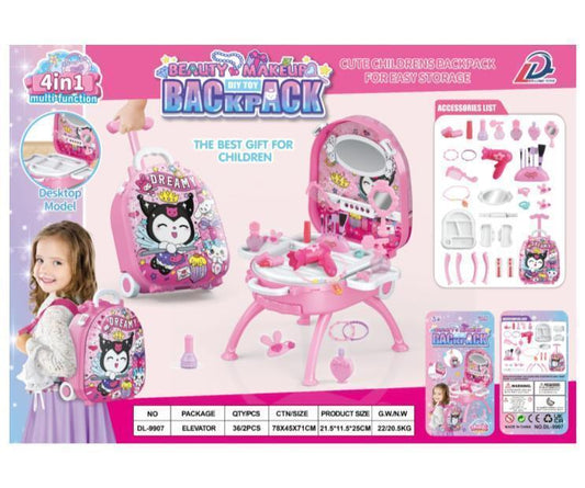 SET MESA MAQUILLAJE MALETA DL-9907