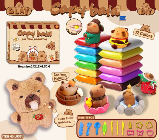 SET PLASTILINA DIY CAPIBARA L5331