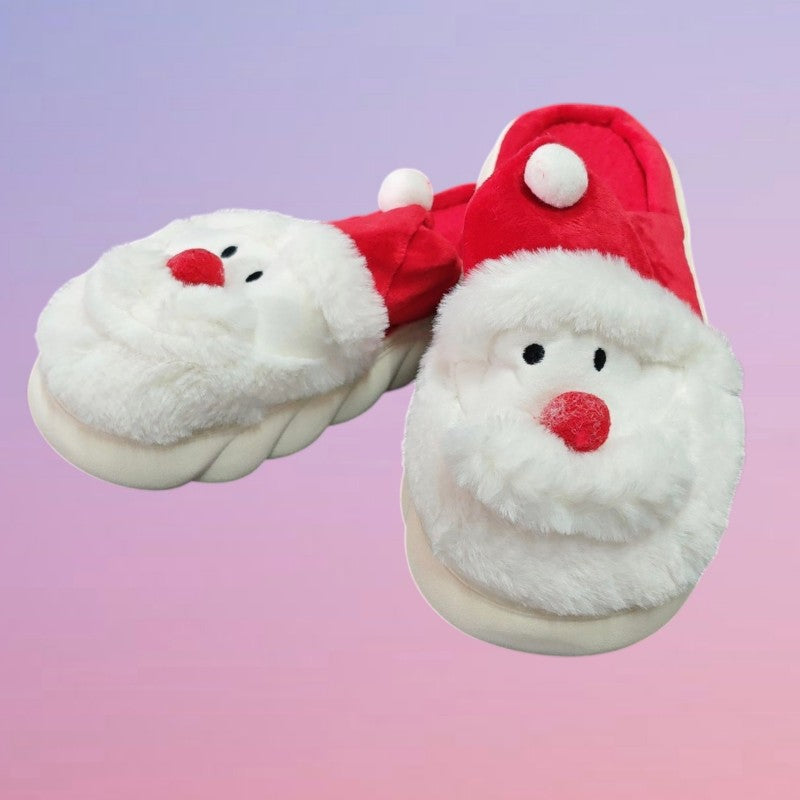PANTUFLA NAVIDAD MUNECO NIEVE 30-35