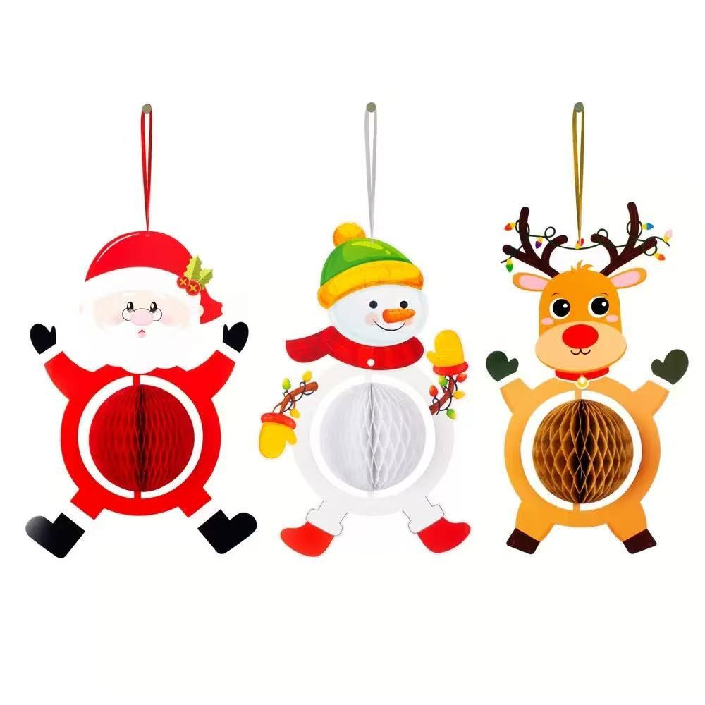 ADORNO COLGANTE PANAL PLEGABLE NAVIDAD