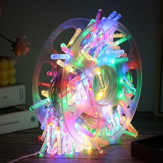 LUZ CRISTAL 150LED ROLLO 30M COLOR