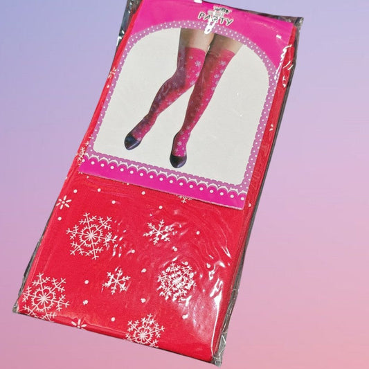 MEDIAS LARGAS NAVIDAD NIEVE