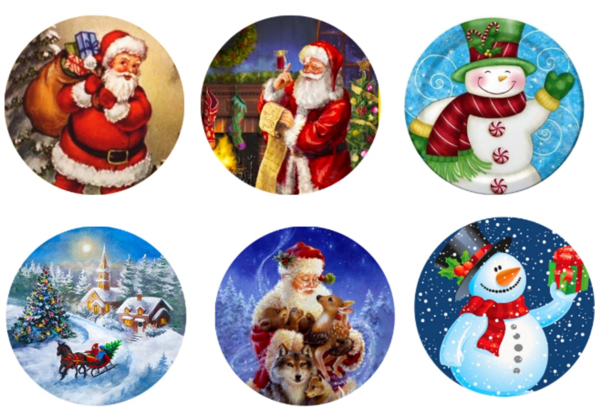 IMAN REFRI REDONDA NAVIDAD