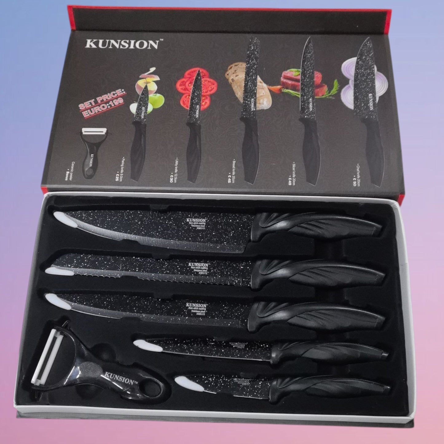 SET CUCHILLO COCINA 9200