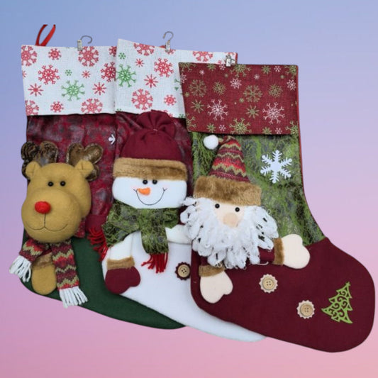 BOTAS NAVID NIEVE 48*22CM