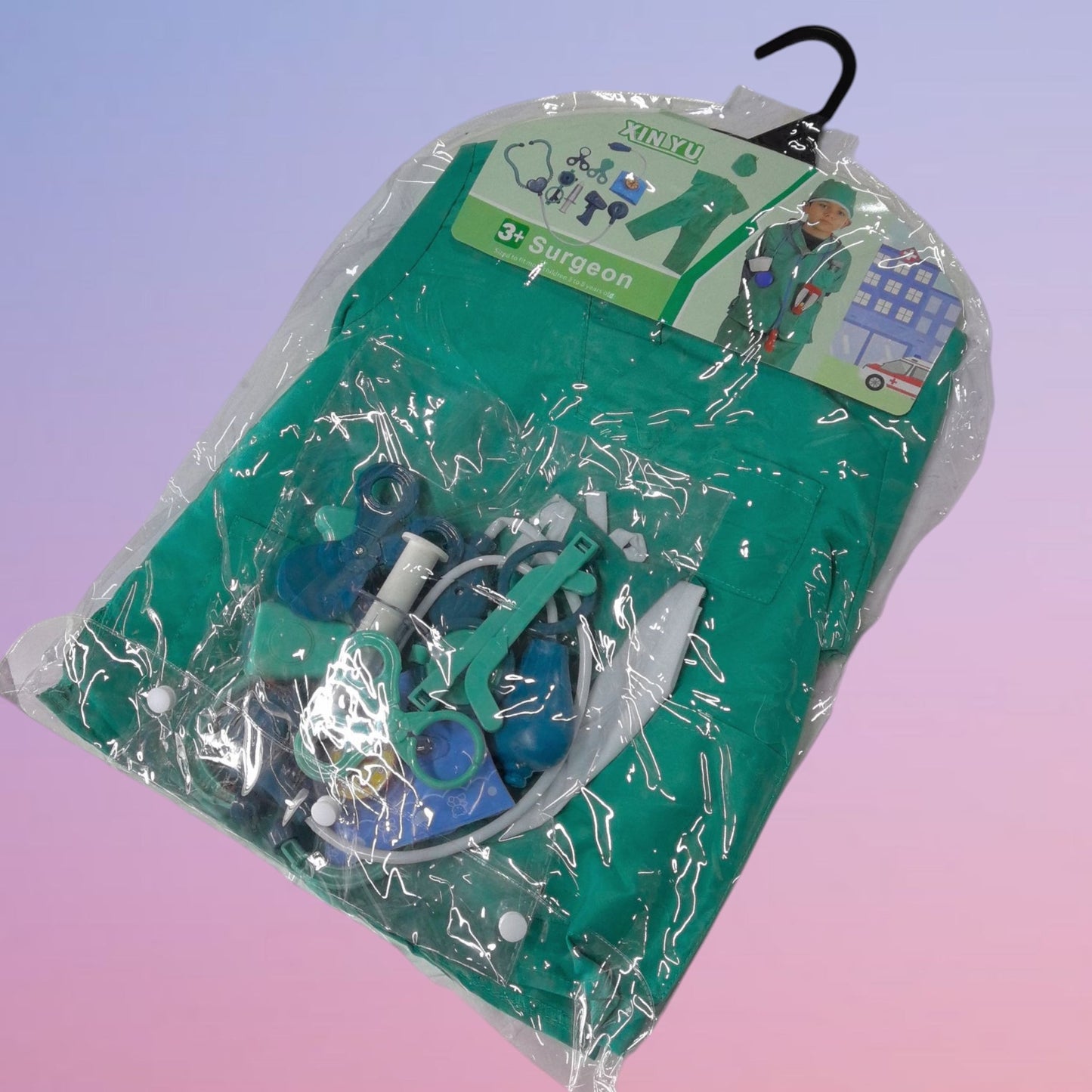 TRAJE DE DOCTOR VERDE XY-1069