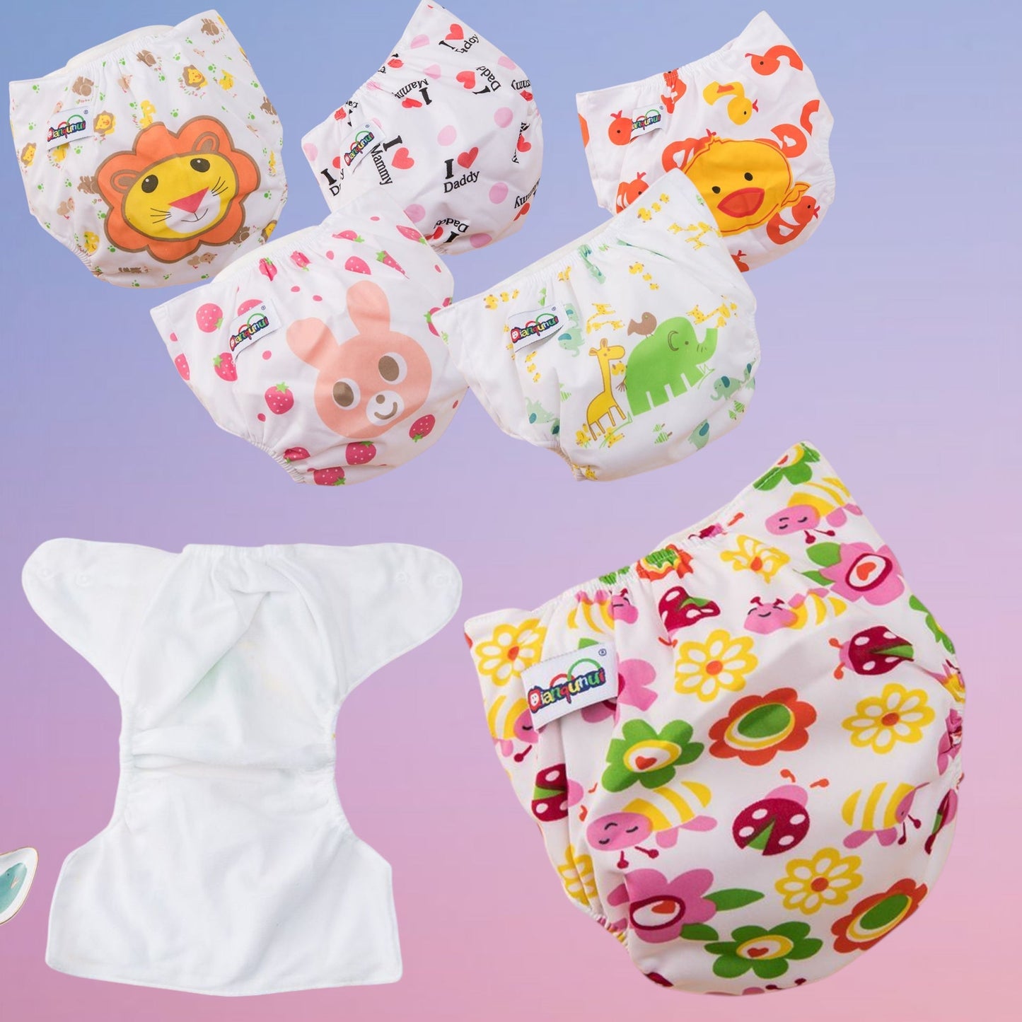 PANALES DE TELA PARA BEBE