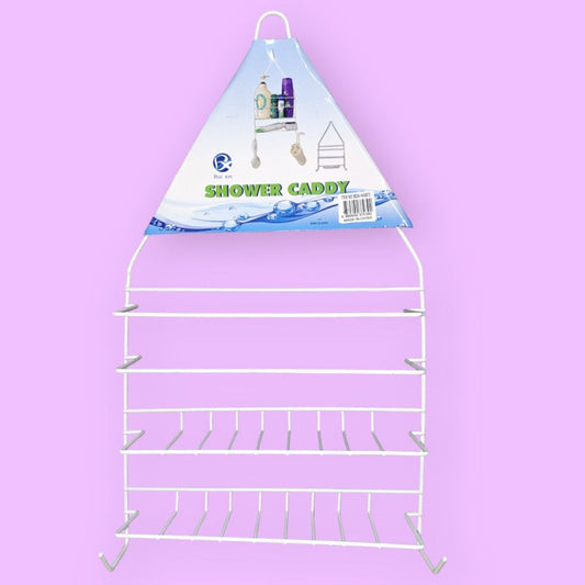 ESTANTE METAL P/ CHAMPU BLANCA