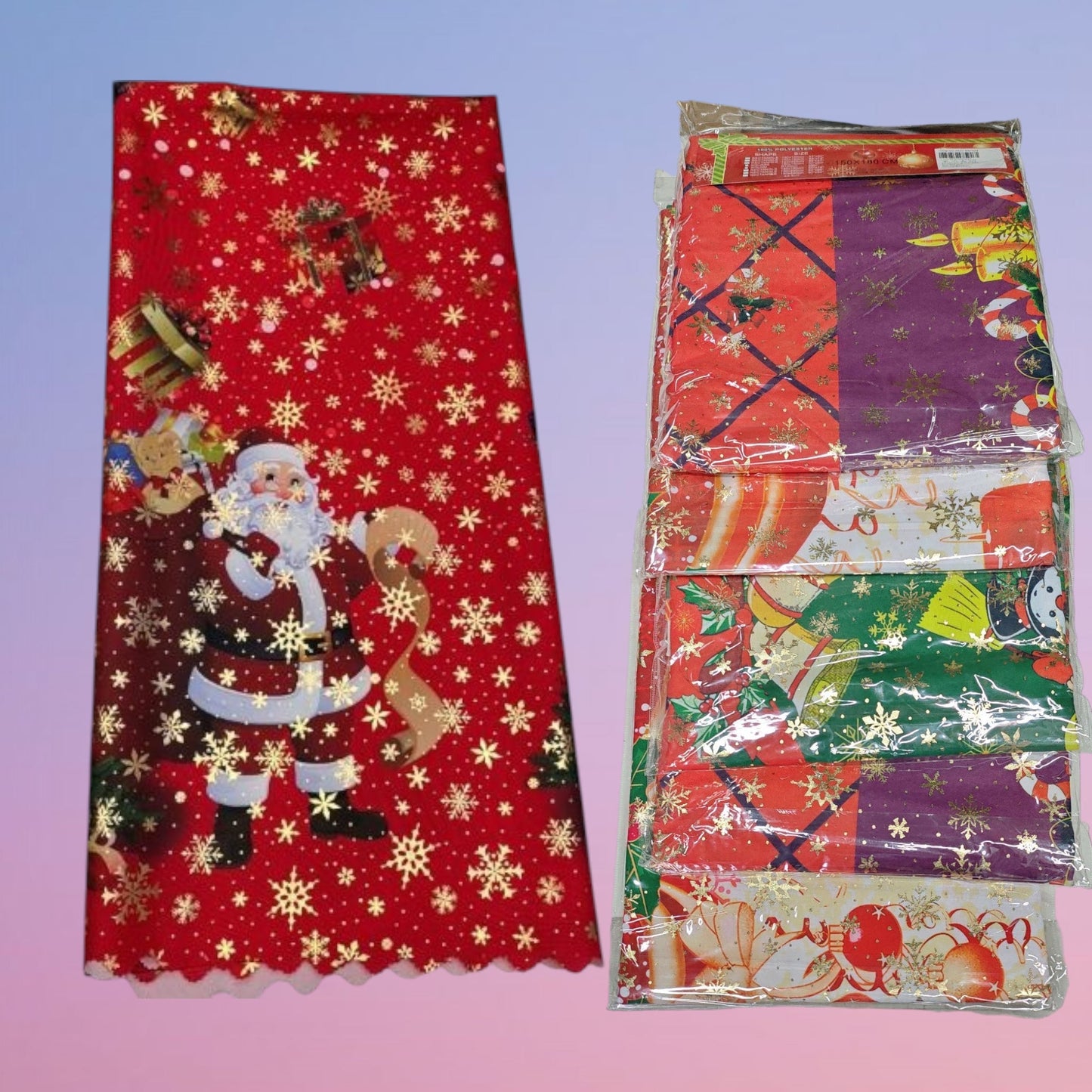 MANTEL MESA NAVIDAD 150*180CM