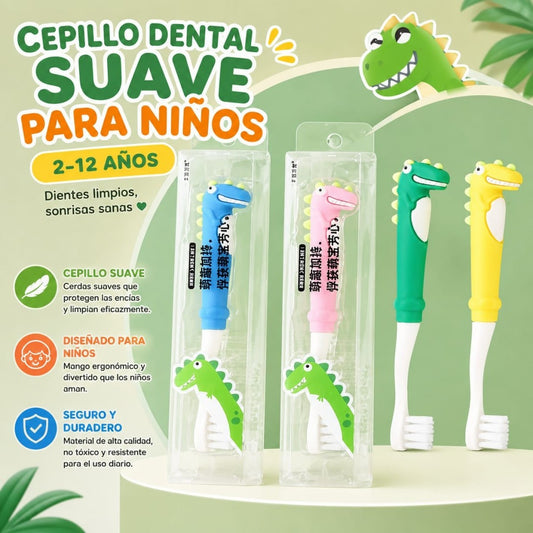 CEPILLO DE DIENTES P/NINO DINOSAURIO S-733